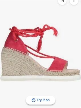 NEW FABI Suede Leather Espadrille, 40